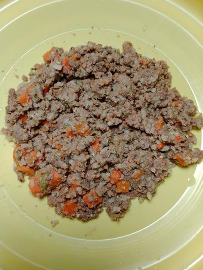 Beef and carrots texture
