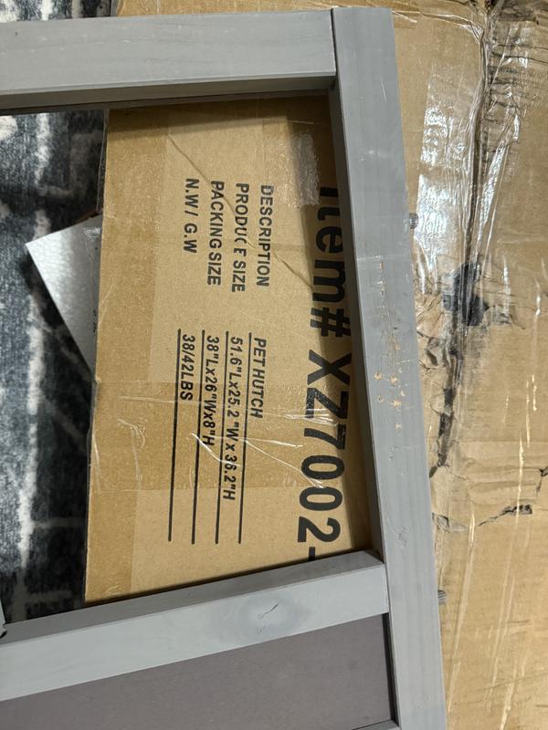 This is just one of the photos of the damage plus the terrible box quality as well.