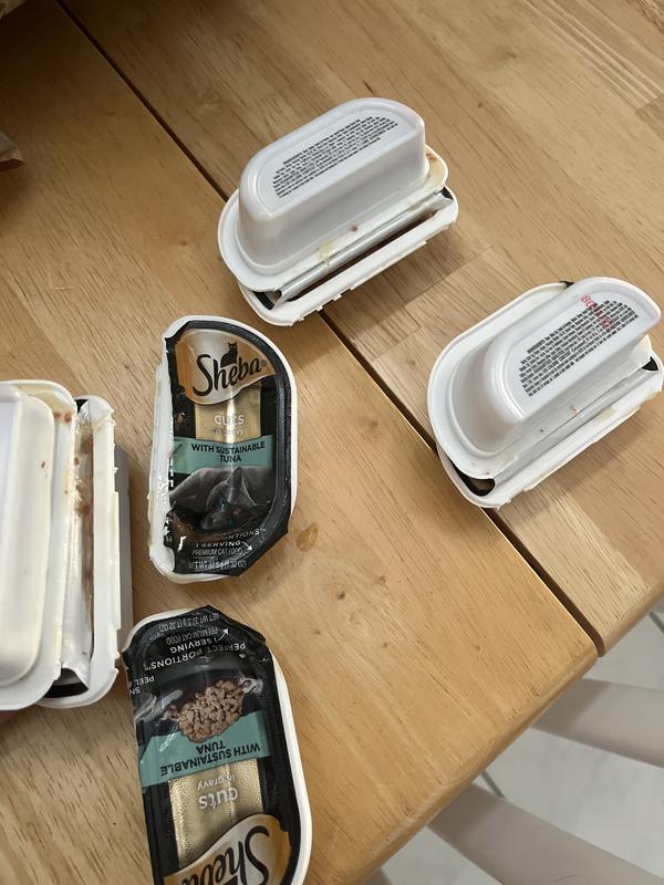 some of the broken/opened containers