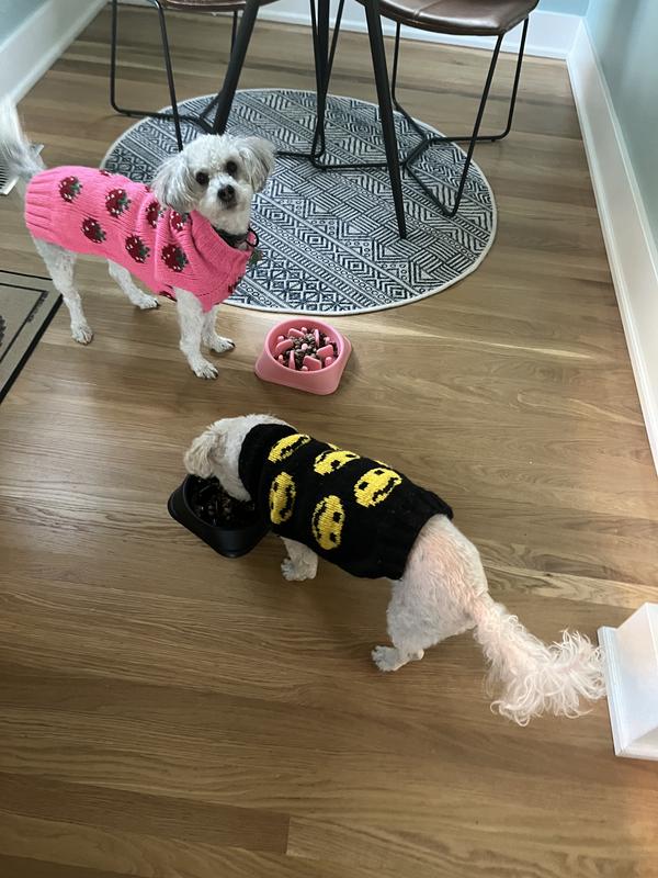 Posing with breakfast