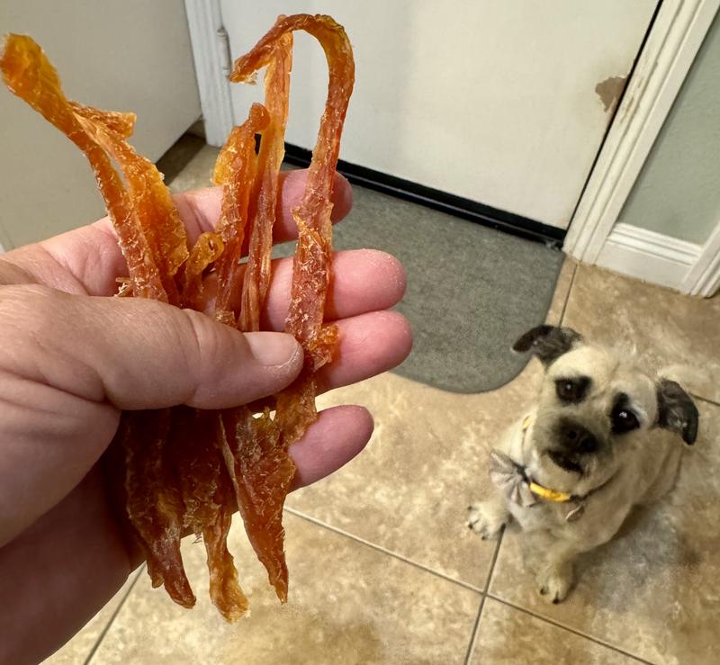 The size of the strips in my hand