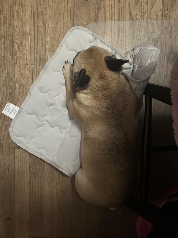 Lays right on it wherever I place it.
