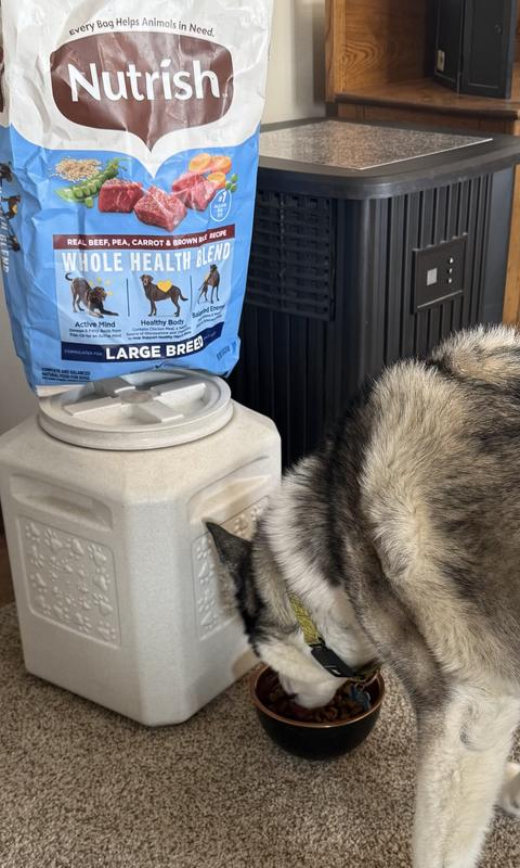 Rachael Ray Nutrish Large Breed Real Beef, Pea, Carrot & Brown Rice Recipe Whole Health Blend Dry Dog Food