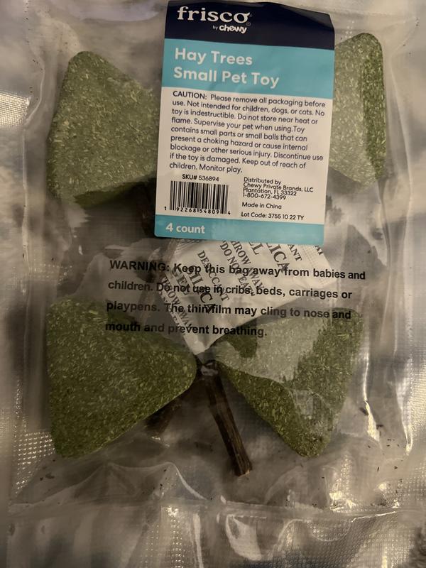 Frisco Hay Trees Small Pet Toy