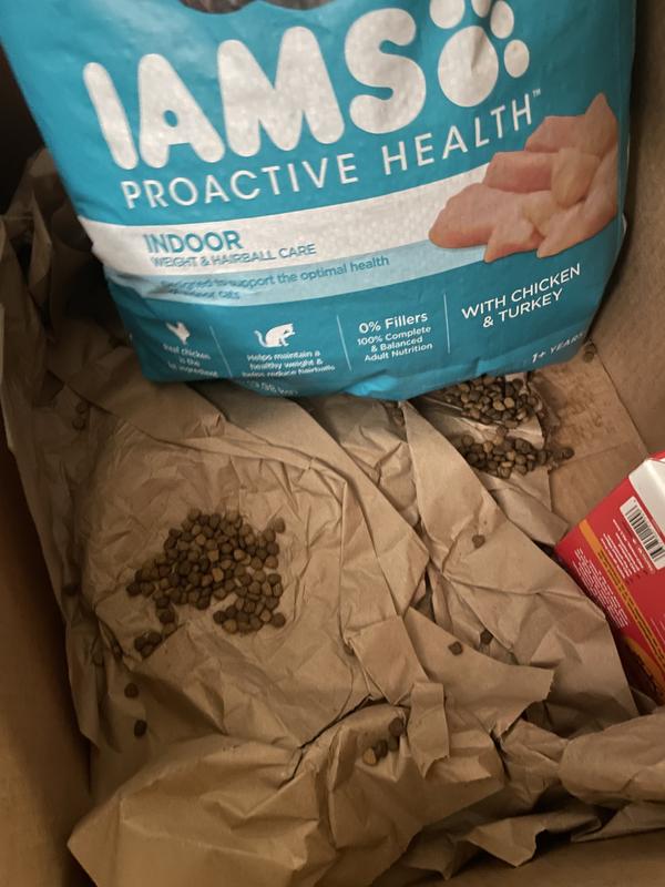 Loose kibble in the box