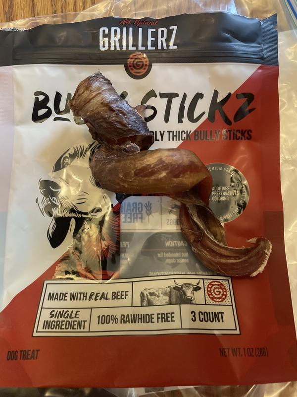 Front of pkg w/stick for sizing