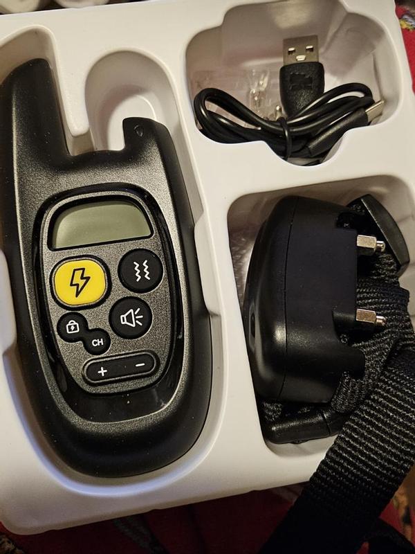 LUCKYPETS Rechargeable Training Collar with Beep, Vibration & Shock