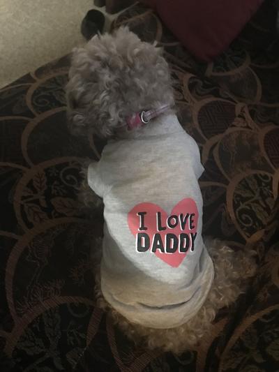 I Love Daddy T-shirt size small
