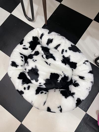 MAU LIFESTYLE Fluffi Cow Donut Dog & Cat Bed - Chewy.com