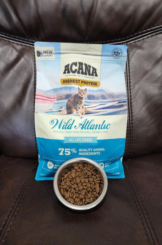 ACANA Wild Atlantic GrainFree Dry Cat Food, 4lb bag