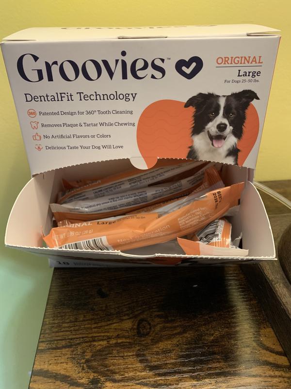 Groovies Dental Dog Chews