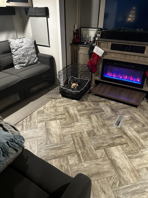 My comfy baby is happy.