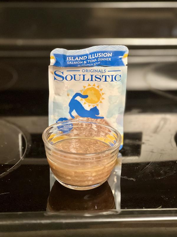 package contents poured in tupperware