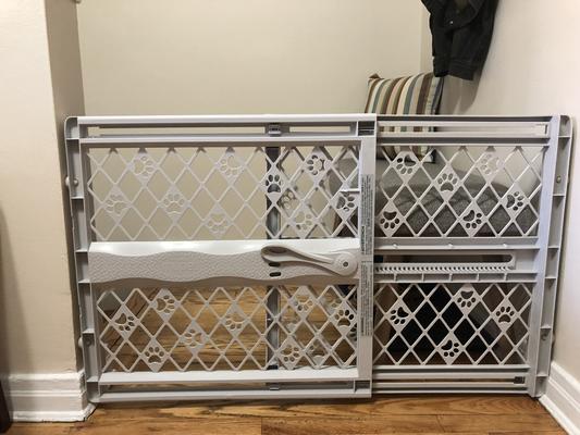 Paws portable shop pet gate