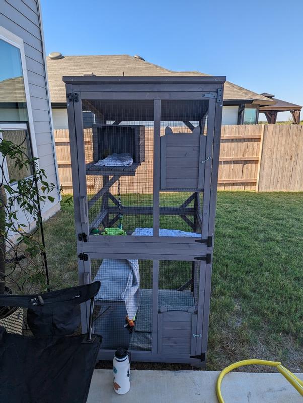 AIVITUVIN Catio Outdoor Cat House Chewy