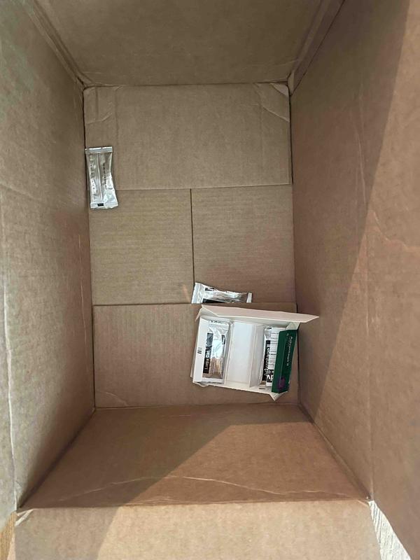 Crushed in box