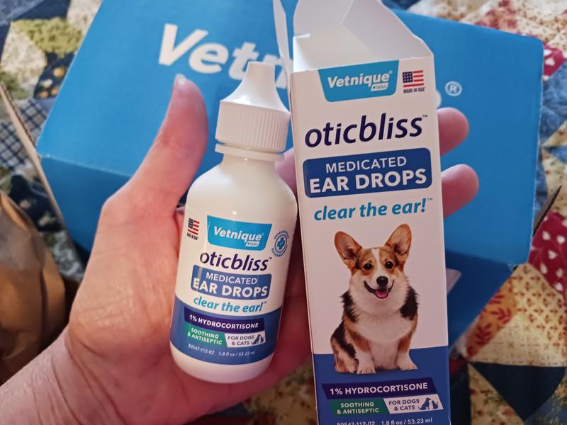 Vetnique Labs Oticbliss Medicated Ear Infection Drops