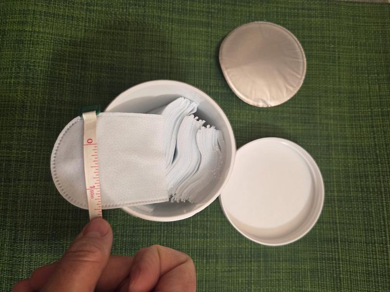 Size of swab. Crystals of the solution are also seen but I think it's ok?