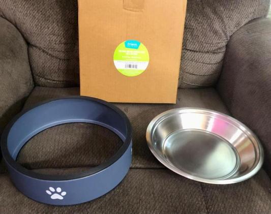 PETnSport Pet Bowl Dog Bowl for Small Dogs and Cats Double Bowl Pet Fe