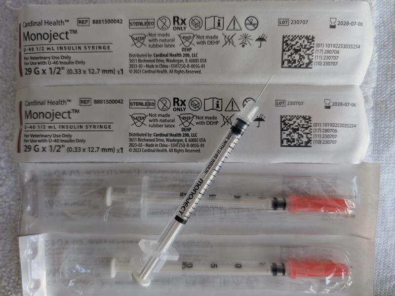 Purchased in June, 2025. The syringe design had changed.