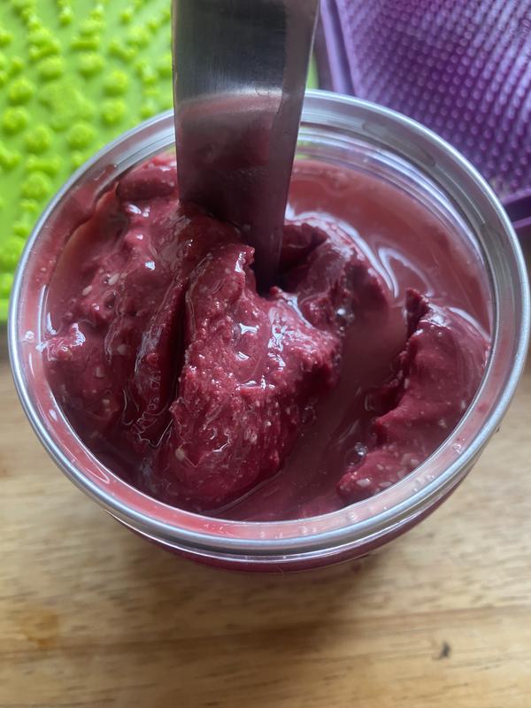 Stirring the oily part