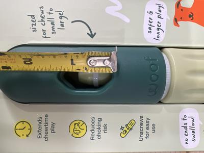 Longest side is 1.25 inches