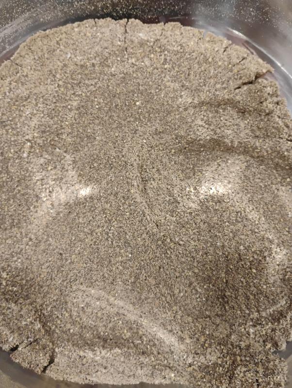 So much dust... It's probably over half the weight of the bag