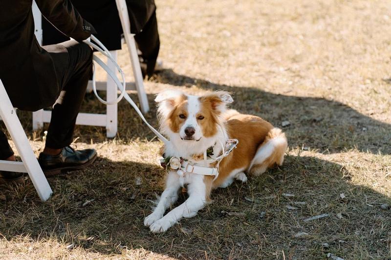 Waiting to walk down the aisle!