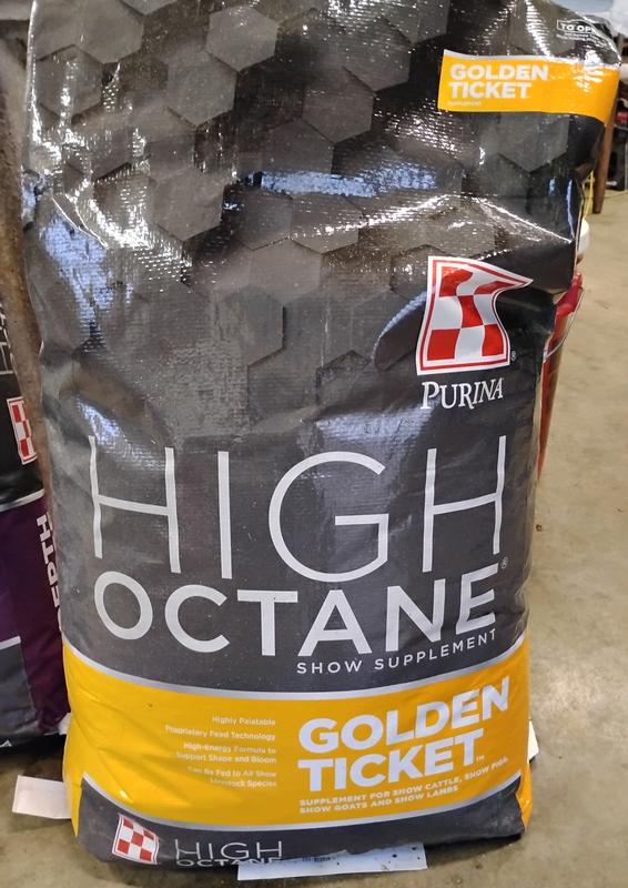 Purina High Octane Golden Ticket Show Livestock Supplement, 40-lb bag ...
