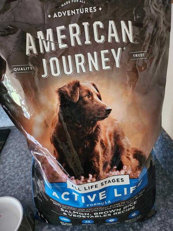 AMERICAN JOURNEY Protein Grains Formula Salmon Brown Rice