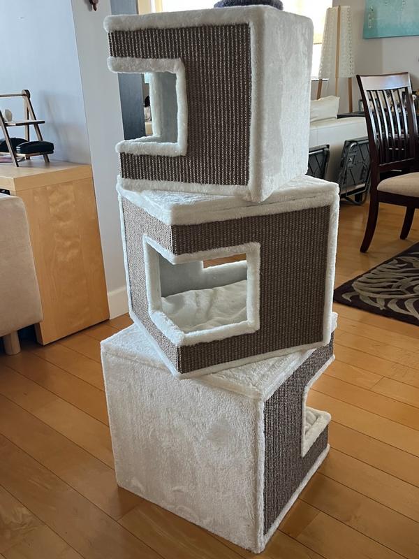 TRIXIE Lilo 48.2-in Plush Cat Tree & Condo