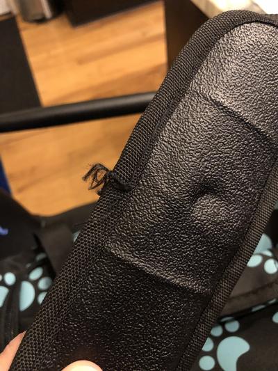 Shoulder strap fraying