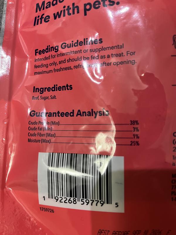 Picture of back of bag