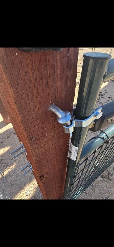 Broken gate from hopping it