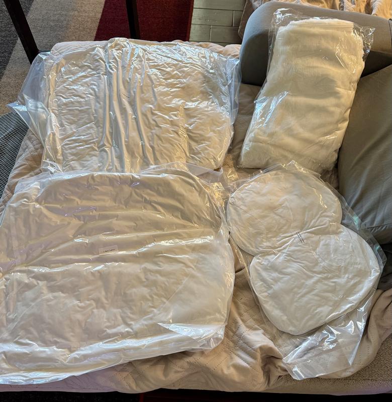 The individually wrapped bed pieces
