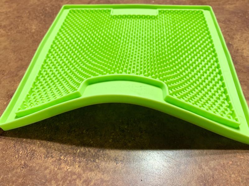 LICKIMAT Classic Soother Slow Feeder Dog Lick Mat, Green