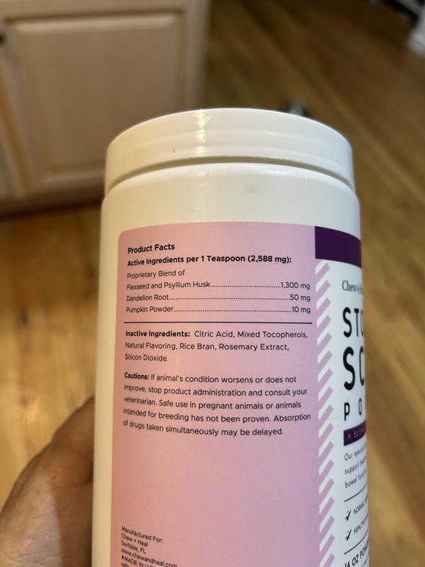 Very pleased with the natural ingredients