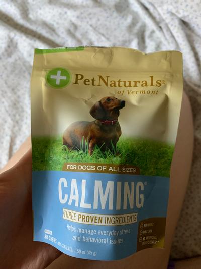 Pet naturals of vermont calming outlet chews