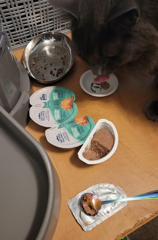 Licking her lips. I think she loves it.