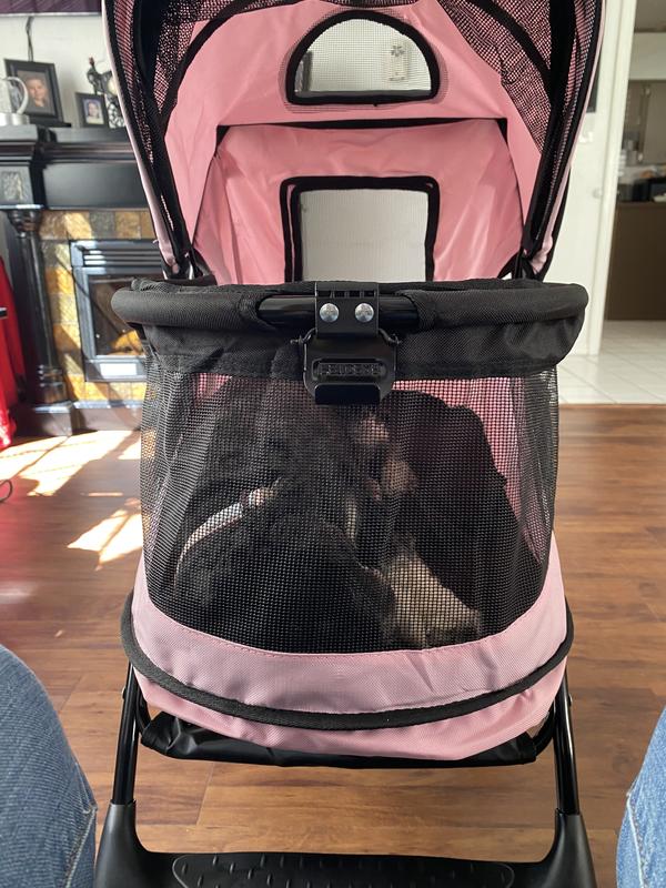 PET GEAR Happy trails No-Zip Pet Stroller, Sapphire - Chewy.com
