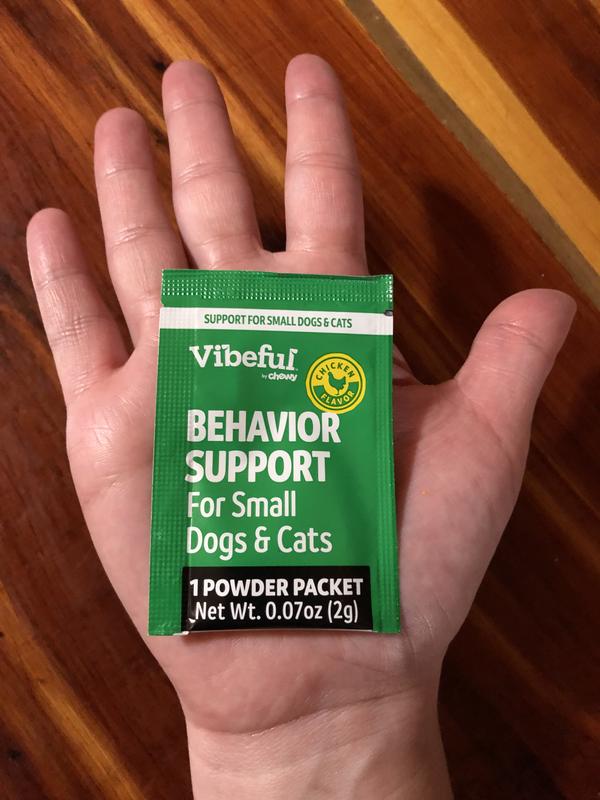 VIBEFUL Behavior Support Powder Calming Supplement for Small Dogs