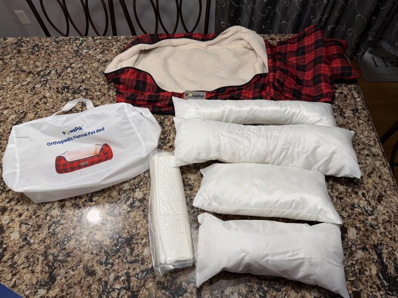 Arrives in a nice bag in 6 pieces.