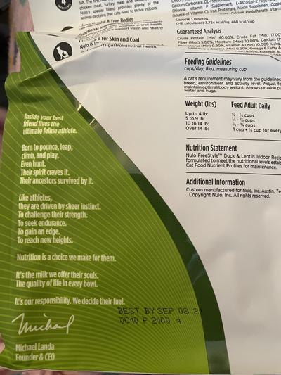 1st bag with sep 08 21 exp date