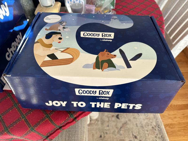 GOODY BOX Holiday Dog Toys & Treats, Small 
