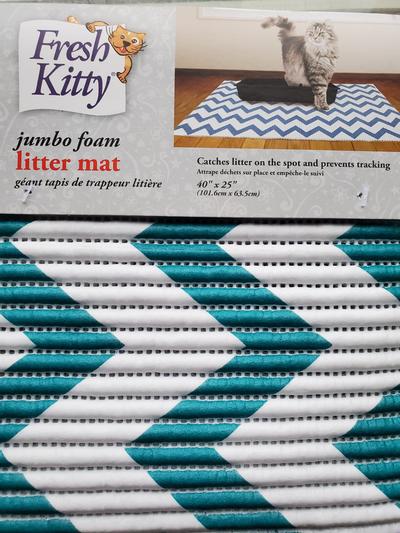 Fresh kitty hotsell foam litter mat