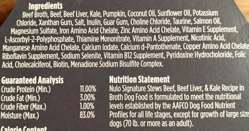 Beef Broth, Beef, Beef Liver, Kale & Pumpkin