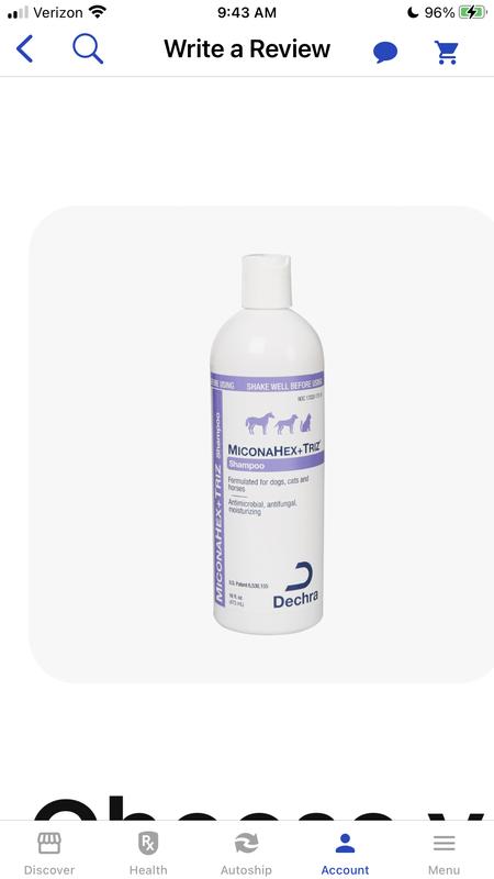 Miconahex dog shampoo best sale