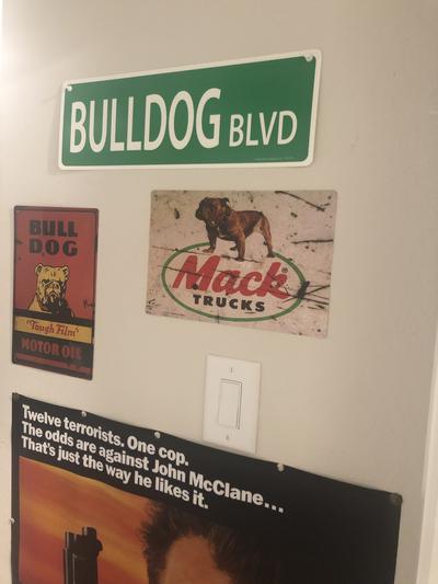 Entrance to the man cave