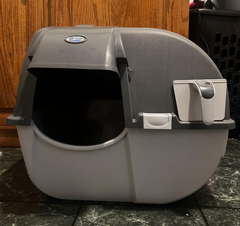 Omega Paw Easy Fill Roll 'n Clean Cat Litter Box
