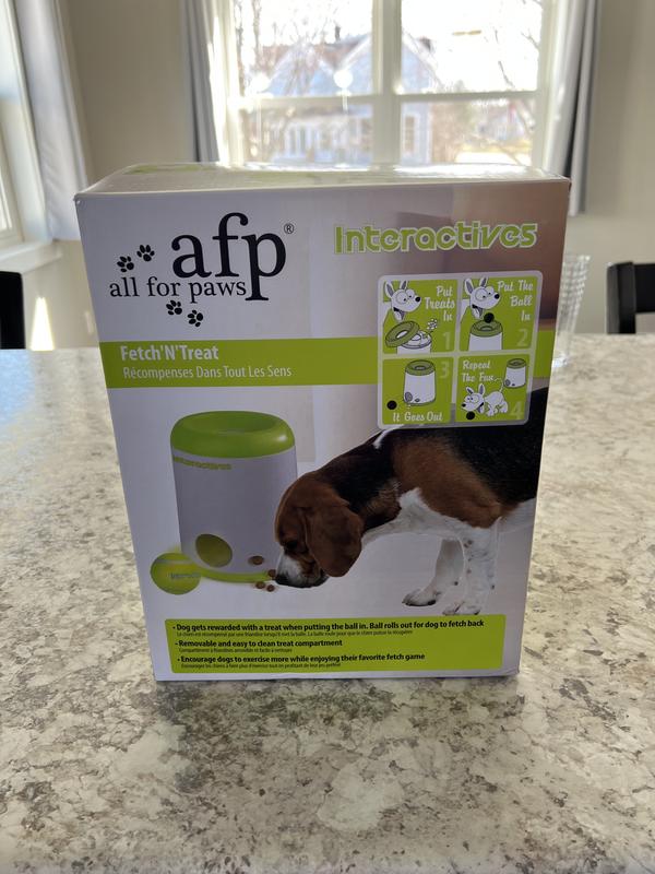 ALLFORPAWS Interactives Dog Treat Rewarder Puzzle Toy, White - Chewy.com